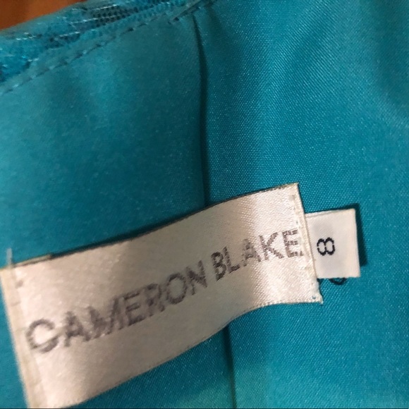 Cameron Blake JADE blue evening/MOB gown - Picture 9 of 12